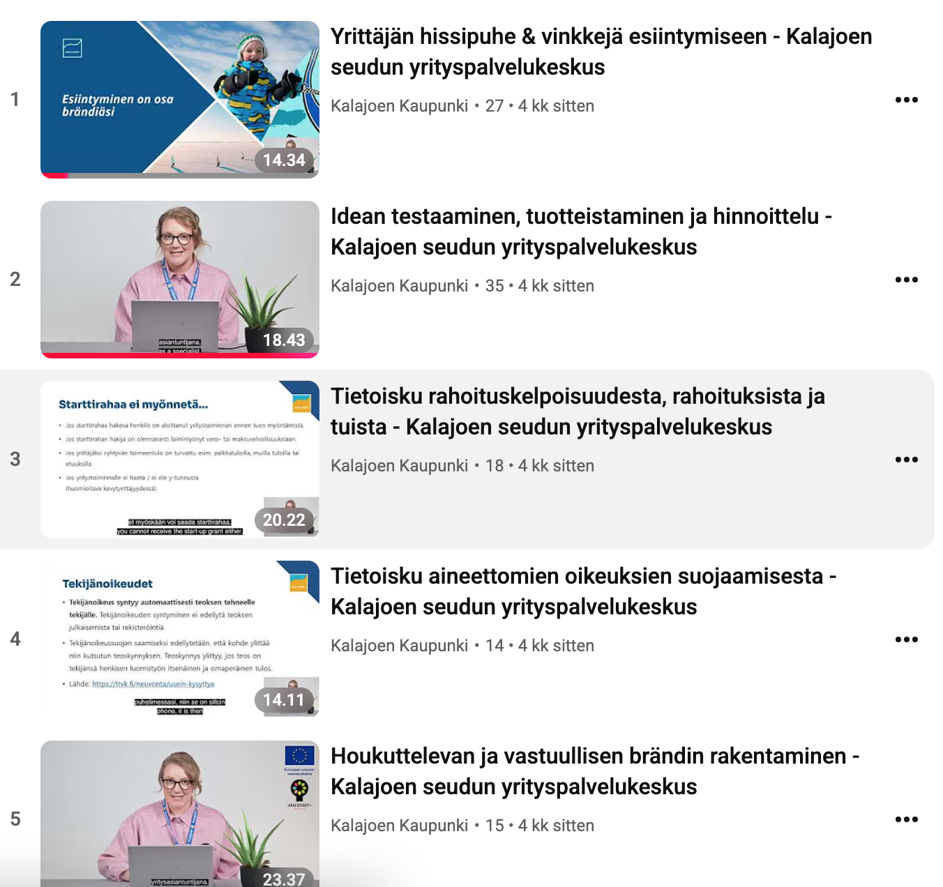 kuva yrityshautomovideoista